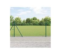 Clôture hexagonale vidaXL avec socle en béton, 50 x 0,8 m, acier revêtu de PVC