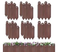Clôture Jardin 10 Bordures pour Cour | Clôture massif Pour Maîtres De Chiens Jardiniers Propriétaires Maison Parents D'Animaux Massif Arrière-Cour Terrasse Gazon