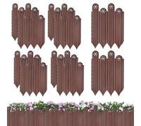 Clôture Jardin,10 Pièces Bordure de Jardin,Clôture d'Extérieure - pour Maîtres De Chiens Jardiniers Propriétaires Maison Parents d'animaux Massif Arrière-Cour Terrasse Gazon