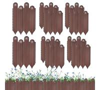 Clôture Jardin | 10 Pièces Panneaux Bordure Extérieure,Panneaux de Clôture Extérieure - pour Maîtres De Chiens Jardiniers Propriétaires Maison Parents d'animaux Massif Arrière-Cour Terrasse Gazon