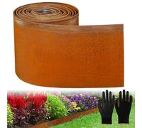 Clôture métallique pour jardin avec finition rustique