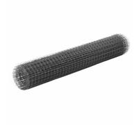 Clôture métallique revêtue de PVC - 10 x 1 m - Grillage en acier robuste - Pour cage à lapins, volière et volaille - Résistant aux intempéries et respectueux de l'environnement - Simple