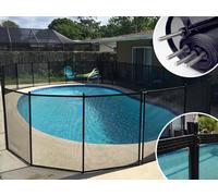 EDG by AQUALUX INTERNATIONAL - Barrière De Protection Piscine - Module Complet 10 m - Clôture de Sécurité Souple - Conforme NF P 90-306