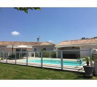 Cloture Piscine Transparente en VERRE 6 mm : Module de 2.00 m