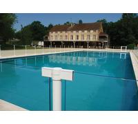 Cloture Swim Park SP03 en verre 8 mm : 1.51m < ENTRAXE < 1.75m
