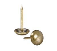 Clou de tapisserie SOURCING MAP 200Pcs 9mm Diamètre 17mm Hauteur Clous Ameublement Meuble Pointe Tapissier Bronzé pour Sofa