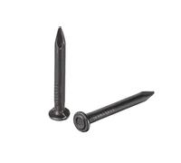 Clou SOURCING MAP 150Pcs 25mm Longueur 2,3mm Tige Diamètre Clous Acier Carbone Pointe Mur Ciment Quincaillerie Noir