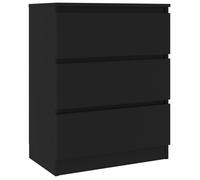 CLOUD Meuble de rangement,Commode Armoire Buffet Noir 60x35x76 cm Bois d'ingénierie CHYNEW2680267