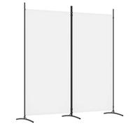 CLOUD Paravent intérieur - élégant Design - Cloison de séparation 2 panneaux Blanc 175x180 cm Tissu CHYNEW5803916