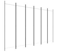 CLOUD Paravent intérieur - élégant Design - Cloison de séparation 6 panneaux Blanc 300x200 cm Tissu CHYNEW6539354