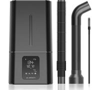 CLOUDFORGE T7 – Humidificateur d'air pour plantes, capacité de 15 litres, avec contrôle de l'humidité VPD, nébuliseur de précision à 10 niveaux, tuyau d'évacuation extensible, système anti-fuite, idéa