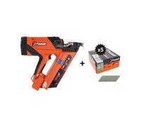Cloueur à gaz Paslode IM90Xi Lithium + 5 packs 2500 2,8x70 CRT SPIT