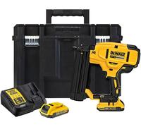Cloueur de finition 18V - DEWALT - 2 batteries 18V 2.0Ah + chargeur + coffret - DCN680D2