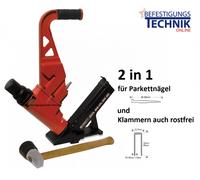 Cloueur de parquet pneumatique 2en1 38-50mm pour clous de parquet Bostitch S4 MIIIFN FLN et MIIIFS S4 KL-41