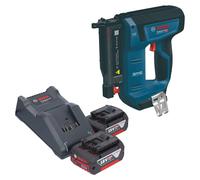 Cloueuse à bois sans fil Bosch GNH 18V-35 18 V 0,6 x 15 - 35 mm sans balais + 2 batteries 4,0 Ah + chargeur