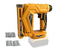 Cloueuse à pointes brad sans fil compatible avec Dewalt 18 V/20 V, cloueuse à pointes 18 GA sans balais et agrafeuse électrique avec 1 000 clous et 1 000 agrafes pour l'amélioration de la maison, le