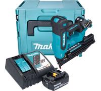 Cloueuse à tête plate Makita DBN 610 RF1J 18 V 32 - 64 mm Brushless + 1 batterie 3,0 Ah + chargeur + Makpac