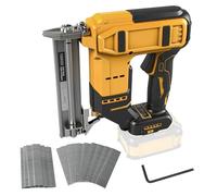Cloueuse Brad sans fil pour batterie Dewalt 20 V Max, agrafeuse à batterie 18 GA, agrafeuse électrique 2 en 1 avec 1000 clous et 1000 agrafes pour le travail du bois (outil uniquement)