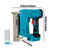 Cloueuse électrique sans fil pour batterie Makita 18V clous droits F30 30 mm outil pour travail du bois