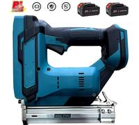 Cloueuse et agrafeuse sans fil - F30 - Moteur sans balais - Système 18 V - 2 batteries Li-Ion incluses - Pour les travaux sur bois - Or
