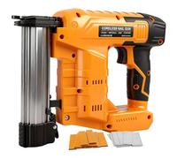 Cloueuse sans fil 18GA compatible avec batterie Dewalt 18 V 20 V, pistolet agrafeur sans fil 2 en 1, agrafeuse à batterie avec 1000 clous et 1000 agrafes pour l'amélioration de la maison et le travail