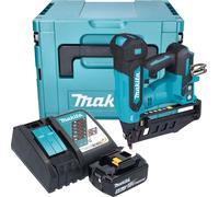 Cloueuse sans fil Makita DBN 601 RT1J 18 V 19 - 64 mm Brushless + 1 batterie 5,0 Ah + chargeur + Makpac