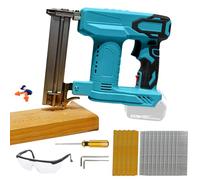 Cloueuse sans fil pour Makita 18 V batterie, 18GA Pistolet à clouer sans fil agrafeuse électrique cloueuse 2 en 1 avec 1000 clous et 500 agrafes pour bricolage et travaux du bois