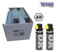 Clous 38mm inoxydables Brads 20° pour cloueur à gaz Tjep VF-16/64 Paslode IM65A F16 IM250A 16G BR-07