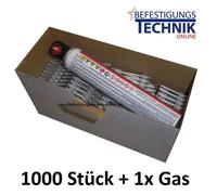 Clous à béton 2,6x15mm 1xGas pour cloueur à béton Hitachi Makita KMR Reich Tjep Senco