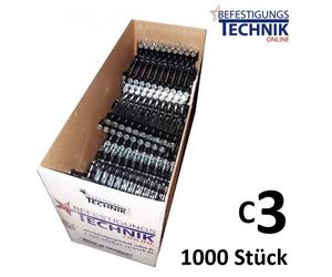 Clous à béton 2,6x15mm pour cloueur à béton sans gaz C3 Spit Pulsa 800 700 1000 pièces H