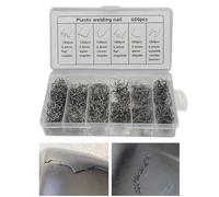 Clous À Souder - 600 Pièces En Acier Inoxydable À Action Rapide Et Robustes | Ensemble De Fils À Souder Pour Réparation De Tableau De Bord De Voiture | Kit De Tiges D'agrafeuses À Chaud Pour Pare-choc