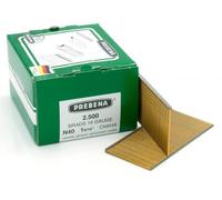 Clous à tête écrasée 40mm galvanisés Clous Prebena N Paslode F16 Makita DBN600Z Haubold SKN16 BR-04 2,5M P