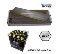 Clous à tête refoulé 38mm inox Clous DA 34° gaz pour cloueur Tjep AB-15/64 Senco GT65i-DA BR-06