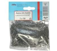 Clous à tête VYNEX acier 1,0 x 20 mm gris 100 pièces Gris