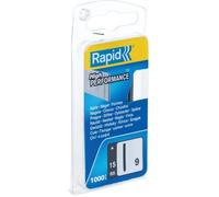 Clous acier galvanisé (Sans tête) - RAPID - n°9/15mm - Pour la menuiserie - Clou presque invisible - Blister 1000 - (40109538)