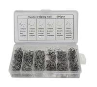 Clous Chauds De Réparation De Pare-chocs - 600 Agrafes De Soudage En Acier Inoxydable, Kit De Fixation En Plastique Automobile, Attaches De Restauration De Tableau De Bord, Matériel De Réparation De F