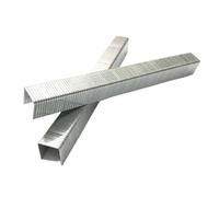 Clous d'agrafes à charpente Lot de 5000 agrafes galvanisées type U, série 10J, clous en acier for menuiserie industrielle, longueur: 6 à 22mm