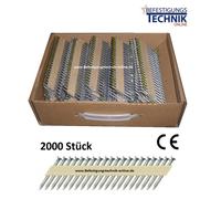 Clous d'ancrage 4,0x50mm 34° papier pour cloueur Hikoki NR3665DA W6Z Tjep KA2 Paslode 2M