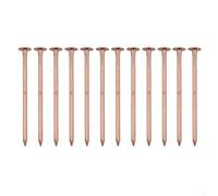 Clous de souche d'arbre en cuivre pur de 10,2 cm pour tue-racines en cuivre | Matériau en cuivre pur, libère des ions pour endommager les racines, élimination efficace des souches, 10,2 cm de long