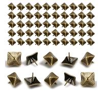 Clous de Tapissier, 50pcs Clous Tapissier,Punaises de Tapisserie,clou,Clouss Décoratifs en Bronze, Clouss Ameublement Décoratifs pour Ameublement Meubles Canapés Fauteuils Lits Chaises,19x19x20mm
