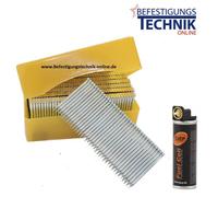 Clous en acier Stahlbrads 1,8x45mm +1 gaz pour cloueur de plinthes Tjep ST-15/50 gaz BR-04.1 1,5M