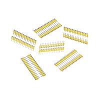 Clous en bande plastique compatibles avec le cloueur Dewalt DCN890, tige de 3mm, longueur de 19mm à 38mm, for fixation électrique de porte et fenêtre, 300 pièces(25mm-300PCS)