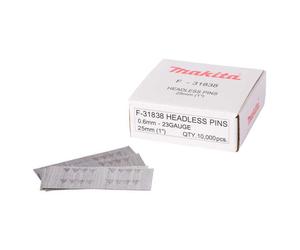 Clous finettes 23Ga 25mm galva. pour cloueurs (10 000 pcs) Makita F-31838