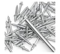 Clous muraux à Double tête 500/50x, filetage de plinthe, vis de sécurité sans couture for plinthes en bois, fixation d'installation de meubles(300PCS)