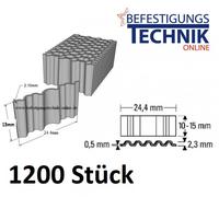 Clous ondulés WN13BK 25x13mm pour cloueur ondulé Bostitch CF15-1-E Prebena Tjep CO-15 WN 25 1,2M