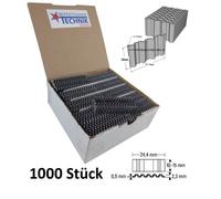 Clous ondulés WN15BK 25x15mm pour cloueur ondulé Bostitch CF15-1-E Prebena Tjep CO-15 WN 25 0,9M