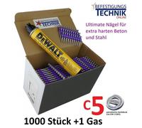 Clous pour béton en acier 3,0x14mm XP + gaz pour Würth Diga CS2 CS3 NG CS-2/3 HFBX DeWalt C5 Powers MAX GC738