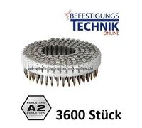 Clous pour bobines Mini DL 2,1x20mm anneau inox A2 tête bombée pour Senco SCN30 MCN30