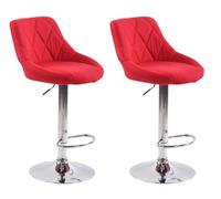 CLP 2er Set Barhocker Lazio Stoff