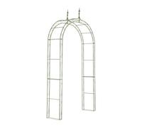 CLP Arcade De Jardin en Fer Forgé Lenz I Arche A Rosiers Robuste Et Stable I Support pour Plantes Grimpantes I Hauteur 264 cm, Couleur:Vert Antique